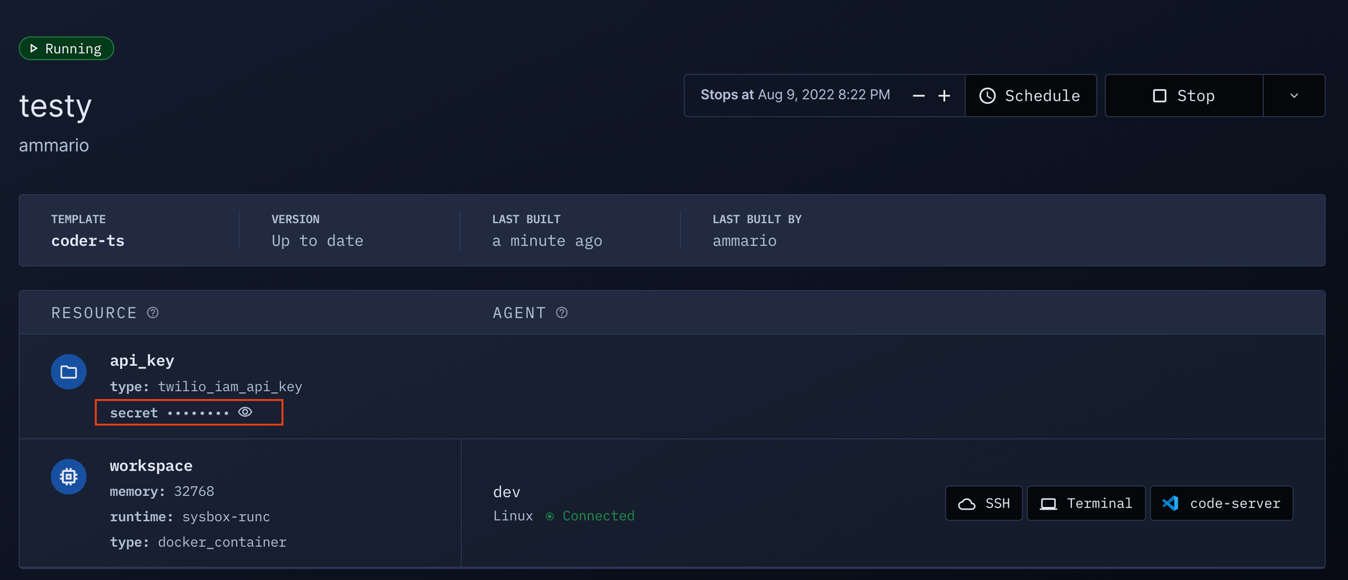 secret UI
