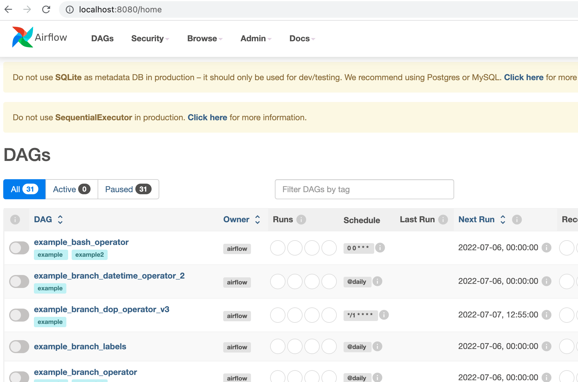 Airflow in Coder