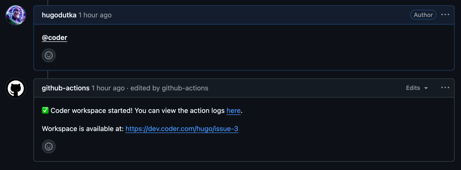 GitHub Issue