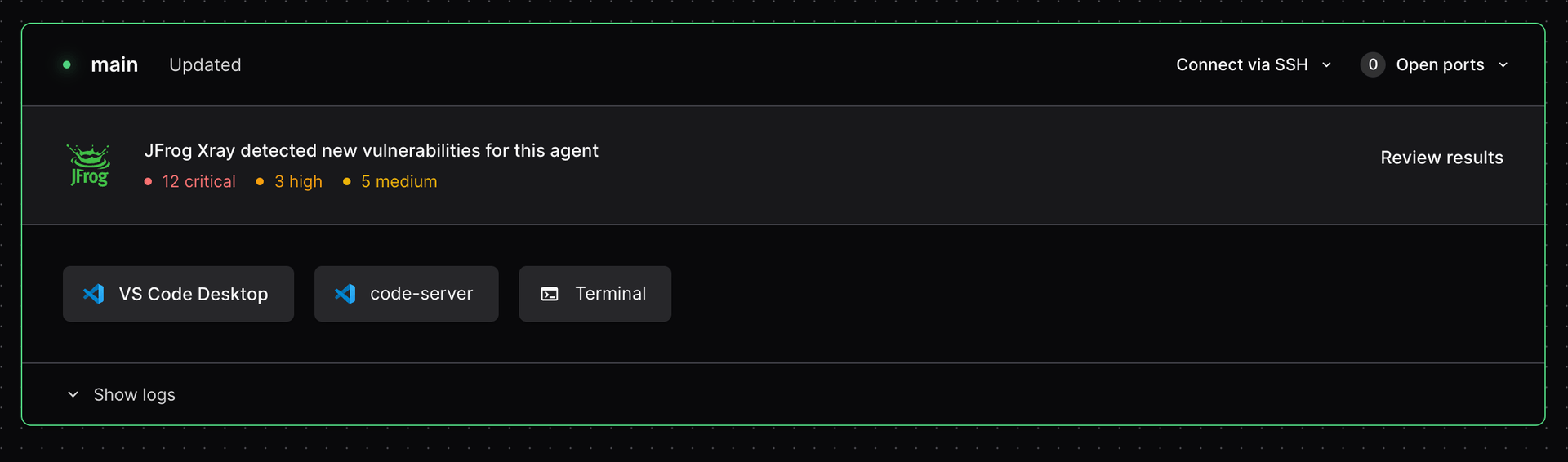 JFrog Xray Integration