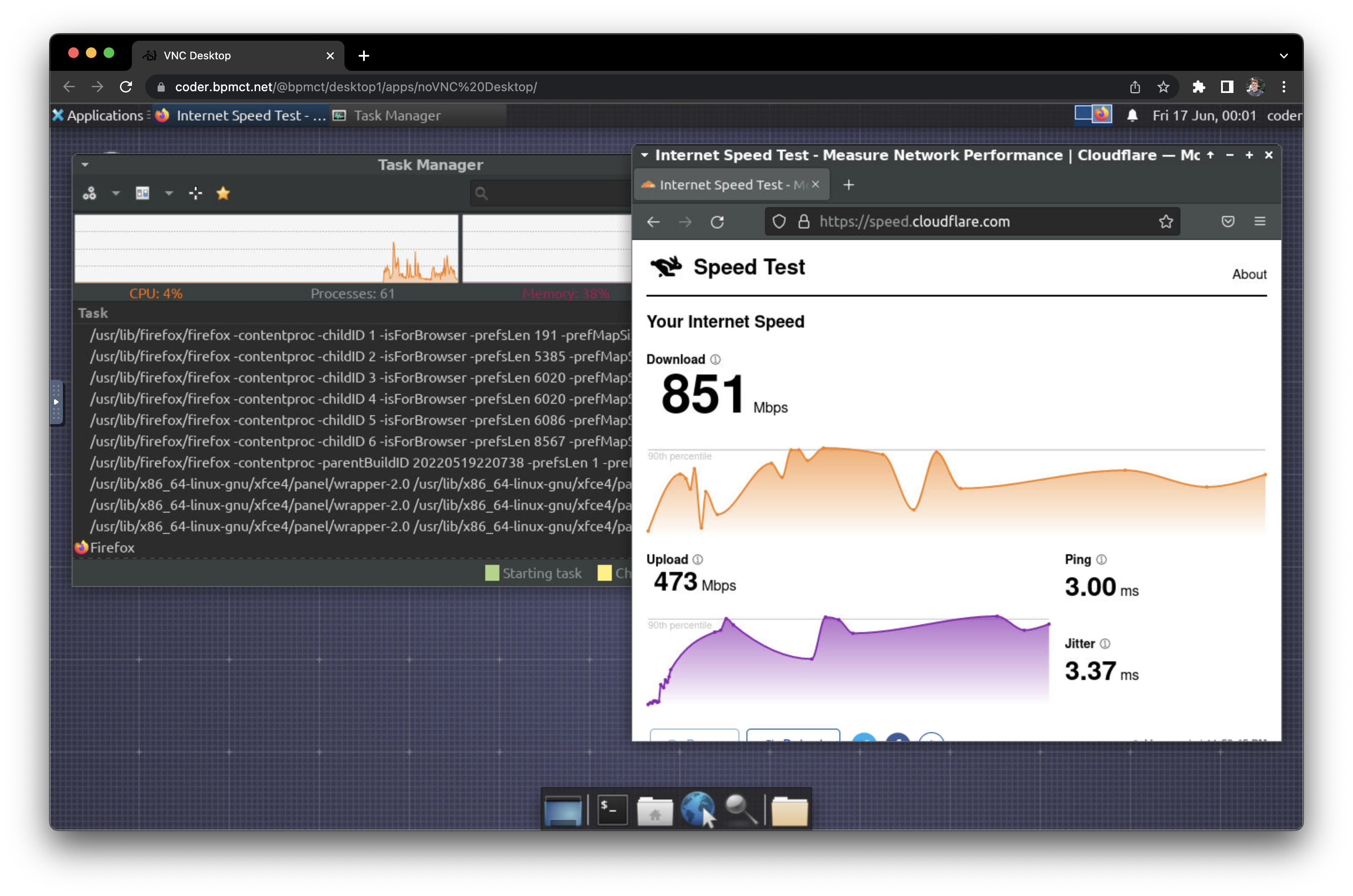 VNC Desktop in Coder