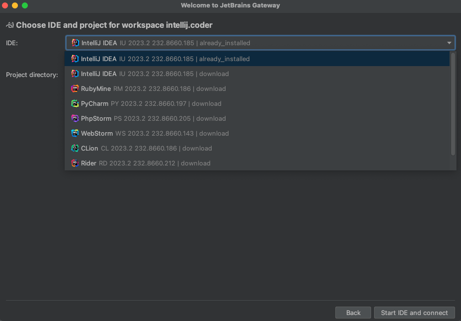 Gateway Select IDE