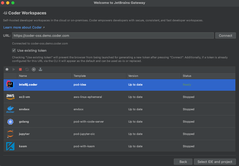 Gateway IDE List