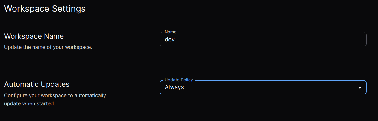 Automatic Updates