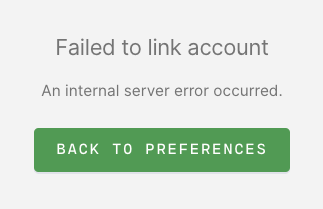 Failed to link