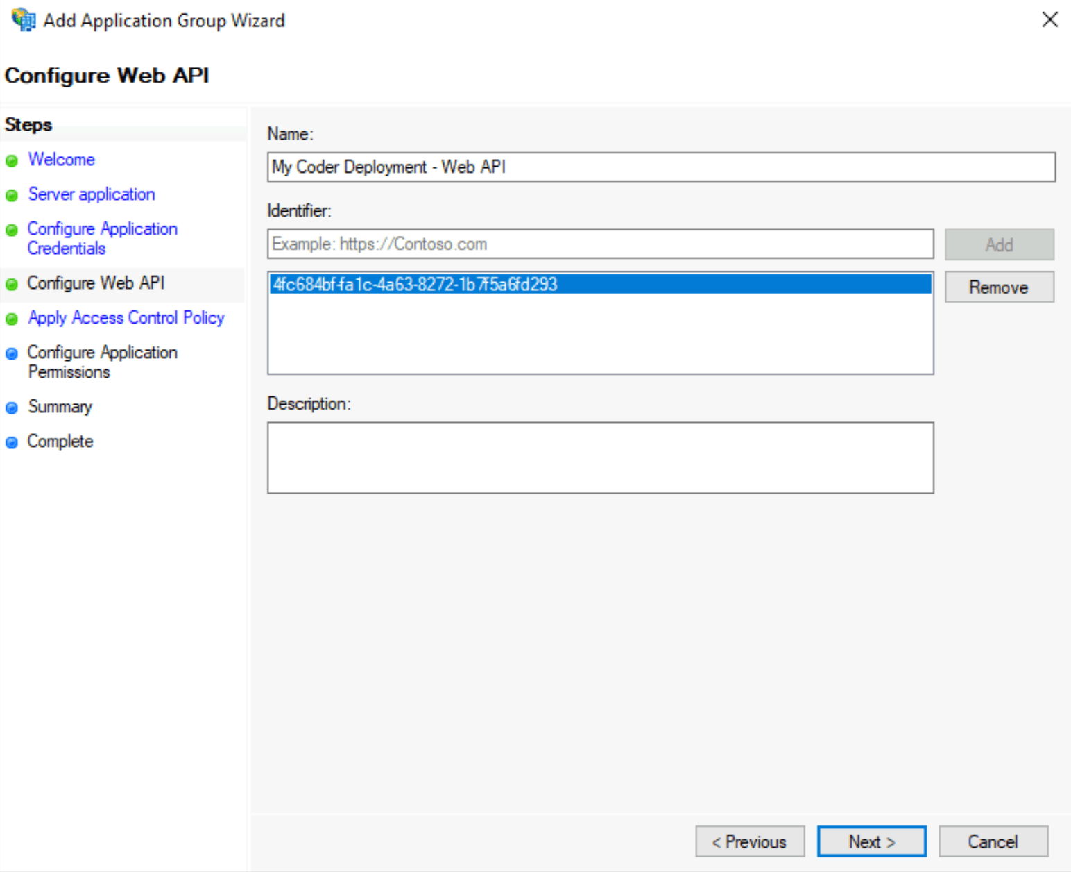 Configure Web API