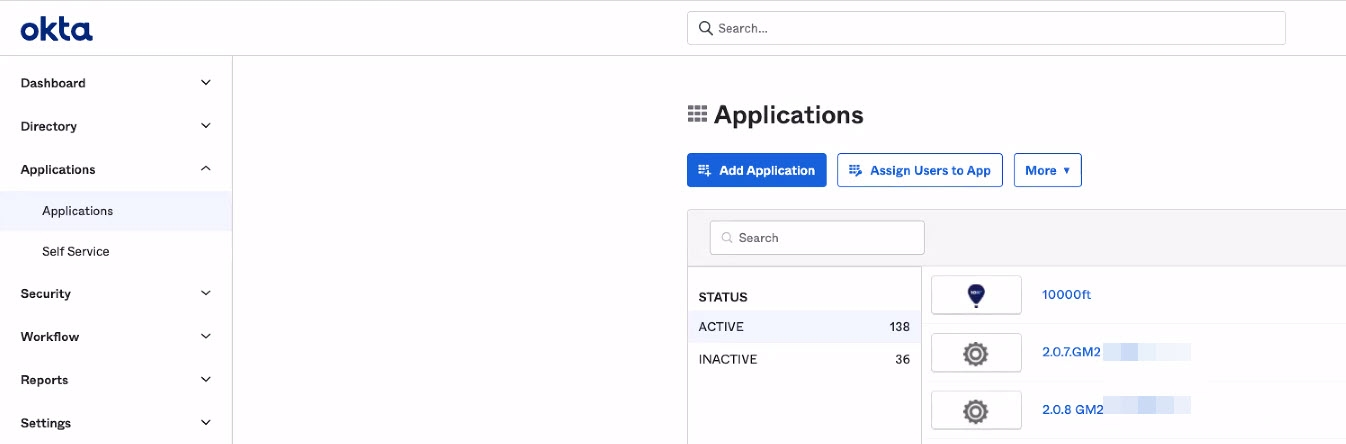 Okta Applications