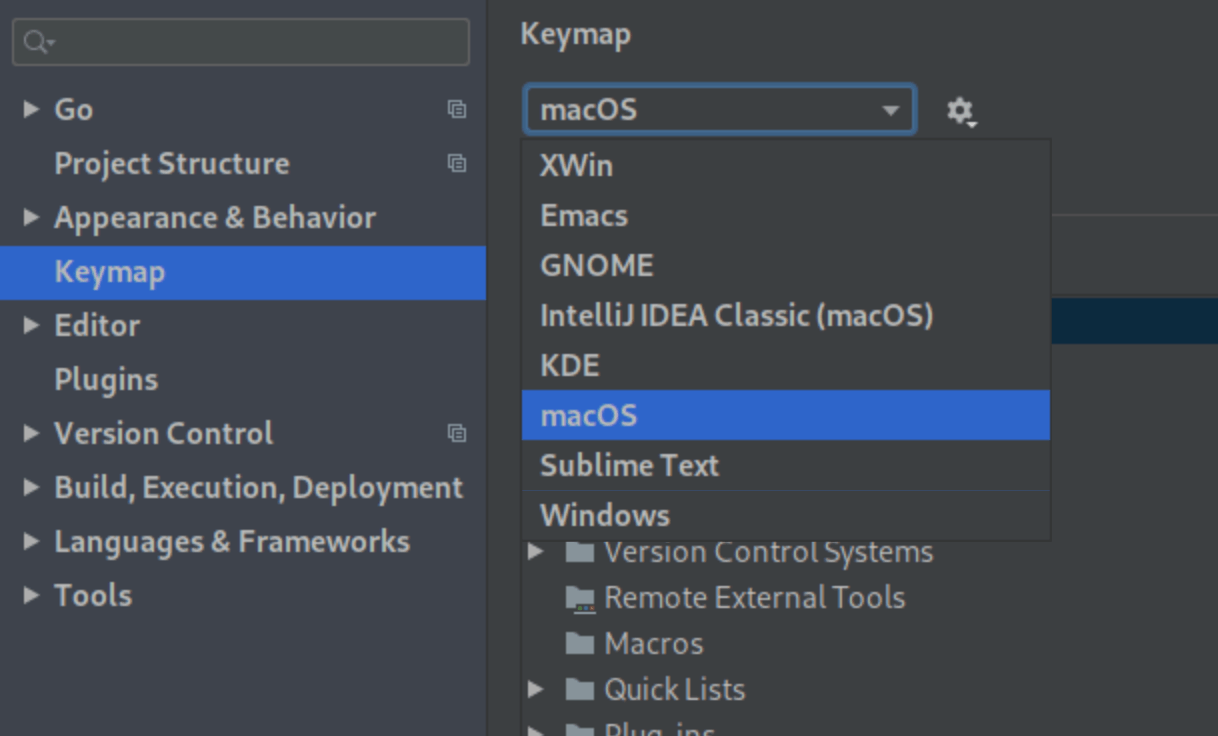 Configuring macOS keybindings