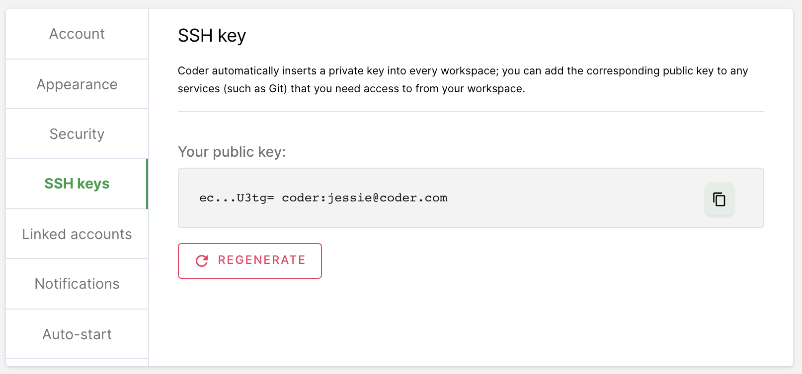 Add SSH key