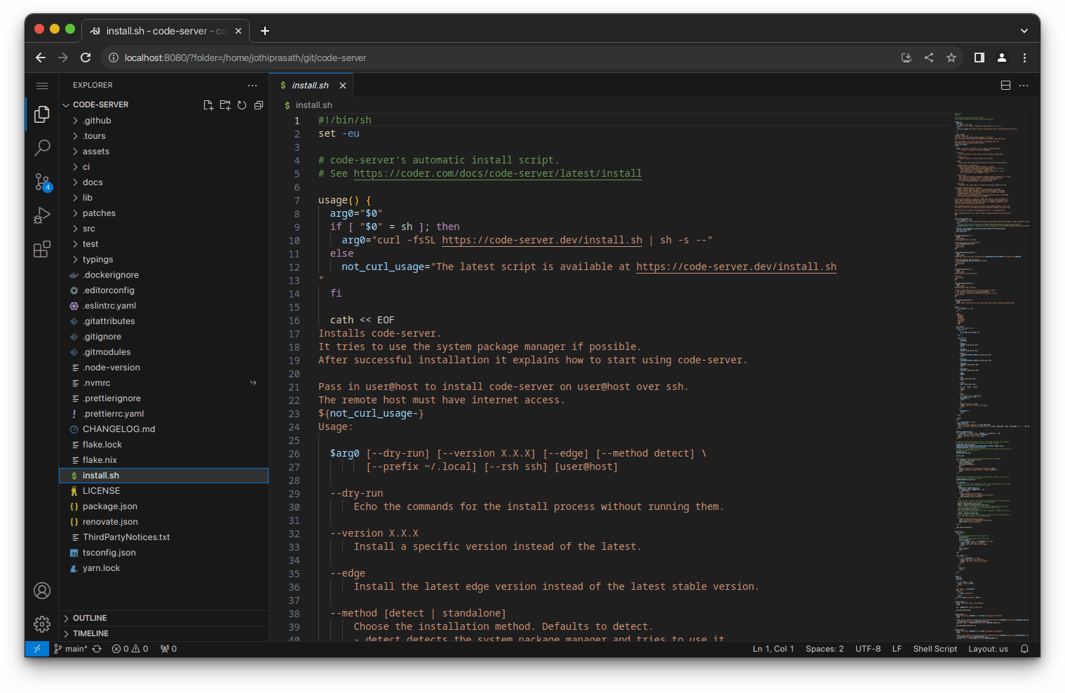code-server Docs: Run VS Code Anywhere | Coder