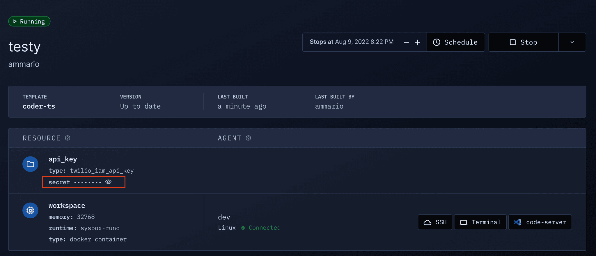 secret UI