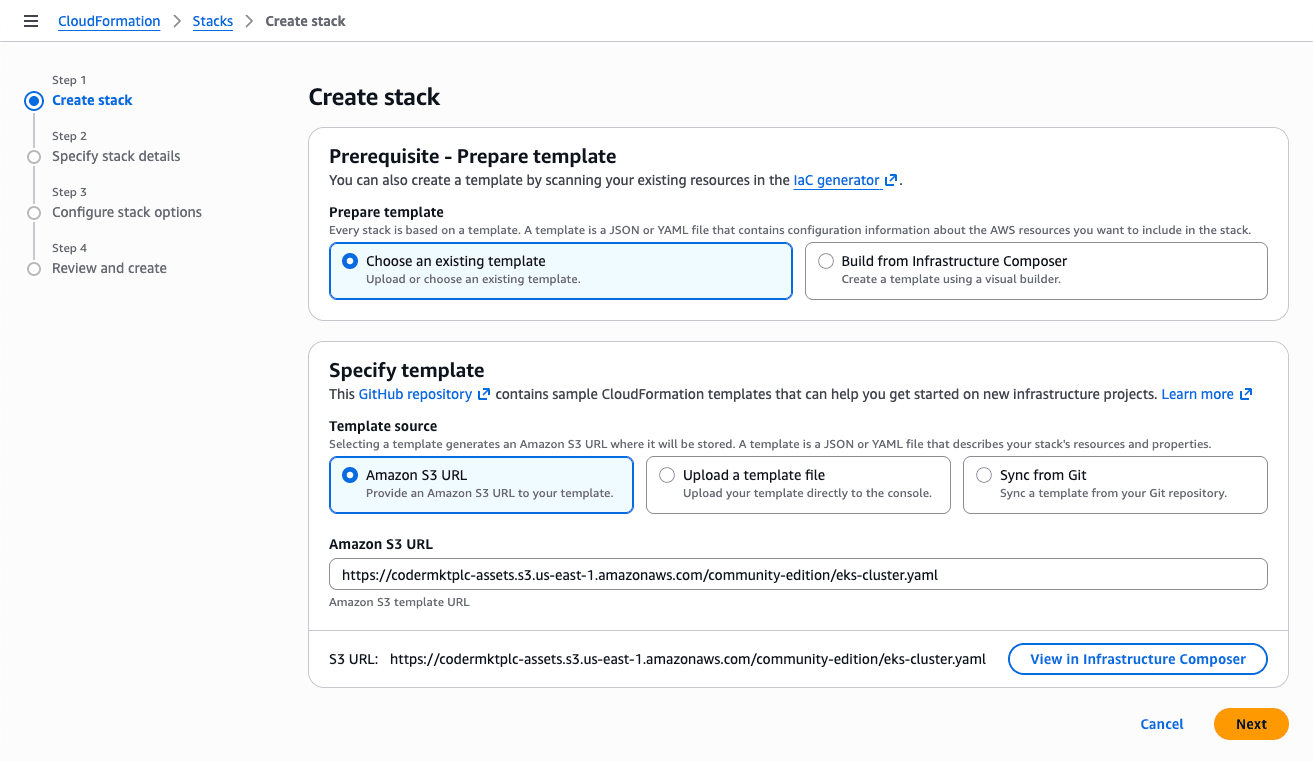 AWS Marketplace Stack