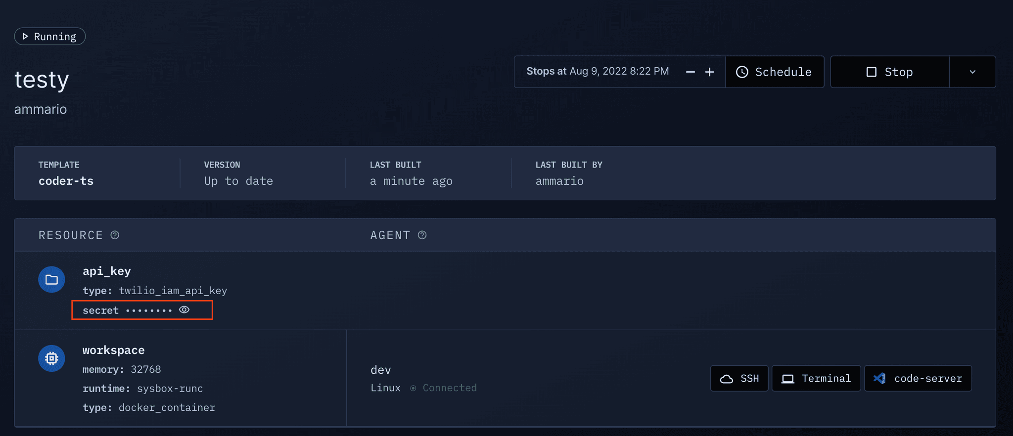 secret UI