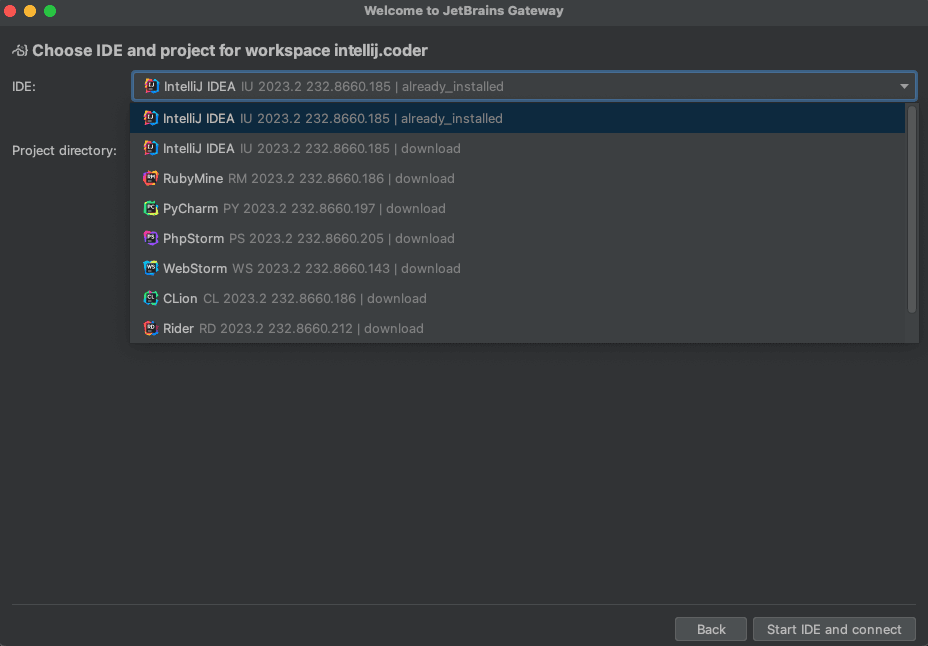 Gateway Select IDE