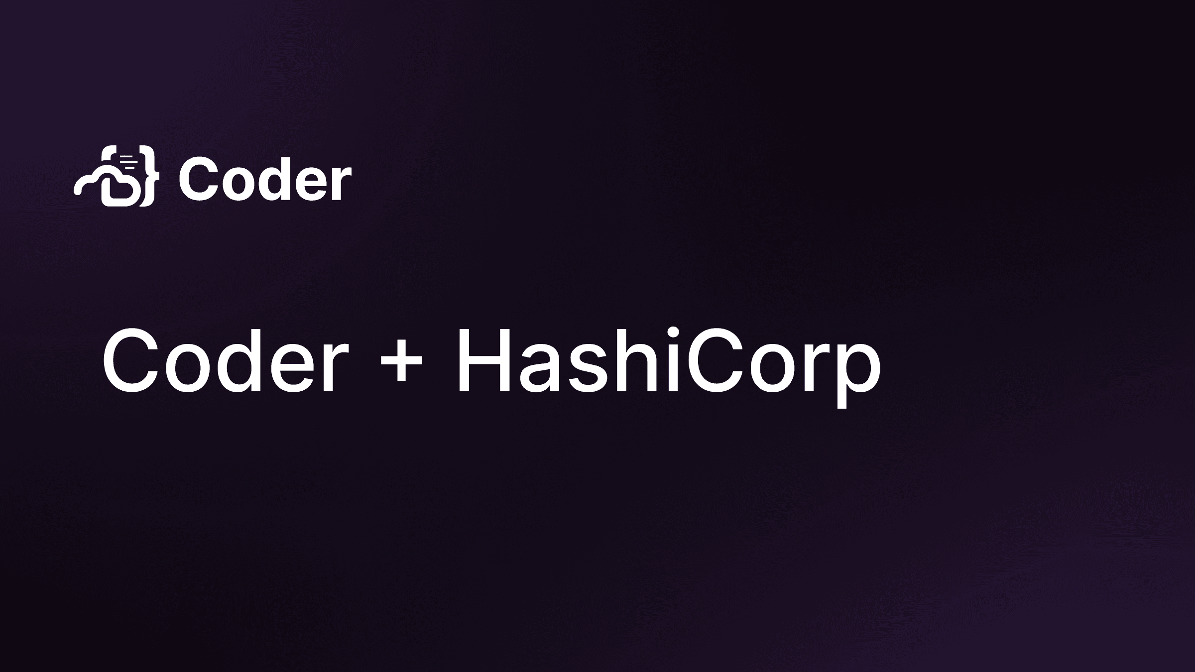 Coder + HashiCorp