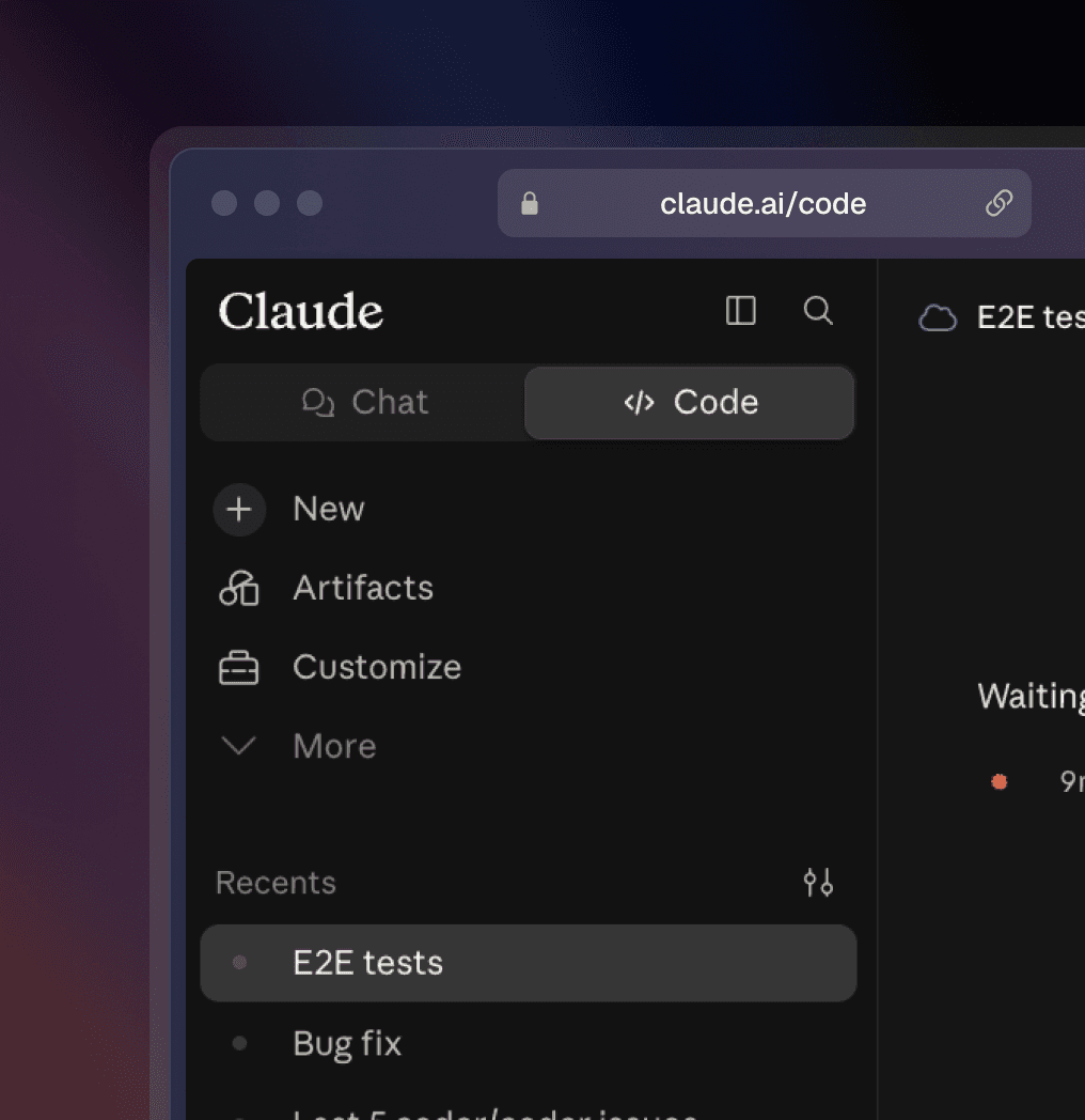 Claude Code running inside a self-hosted Coder workspace