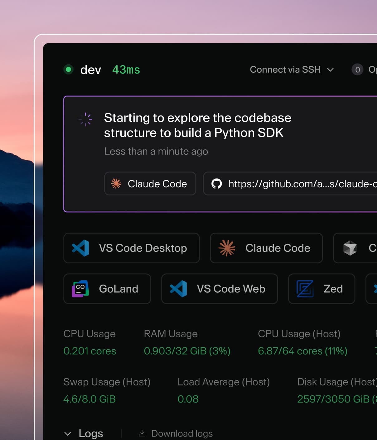 Coder Workspaces
