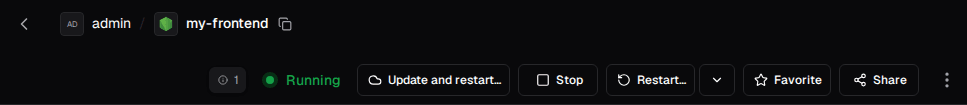 Updating a workspace