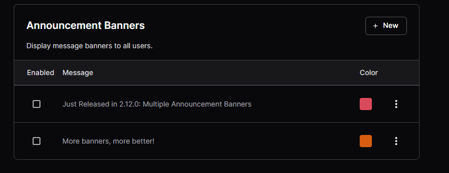 service banner