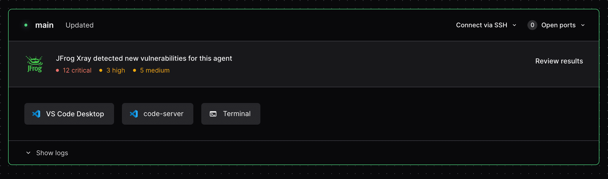 JFrog Xray Integration