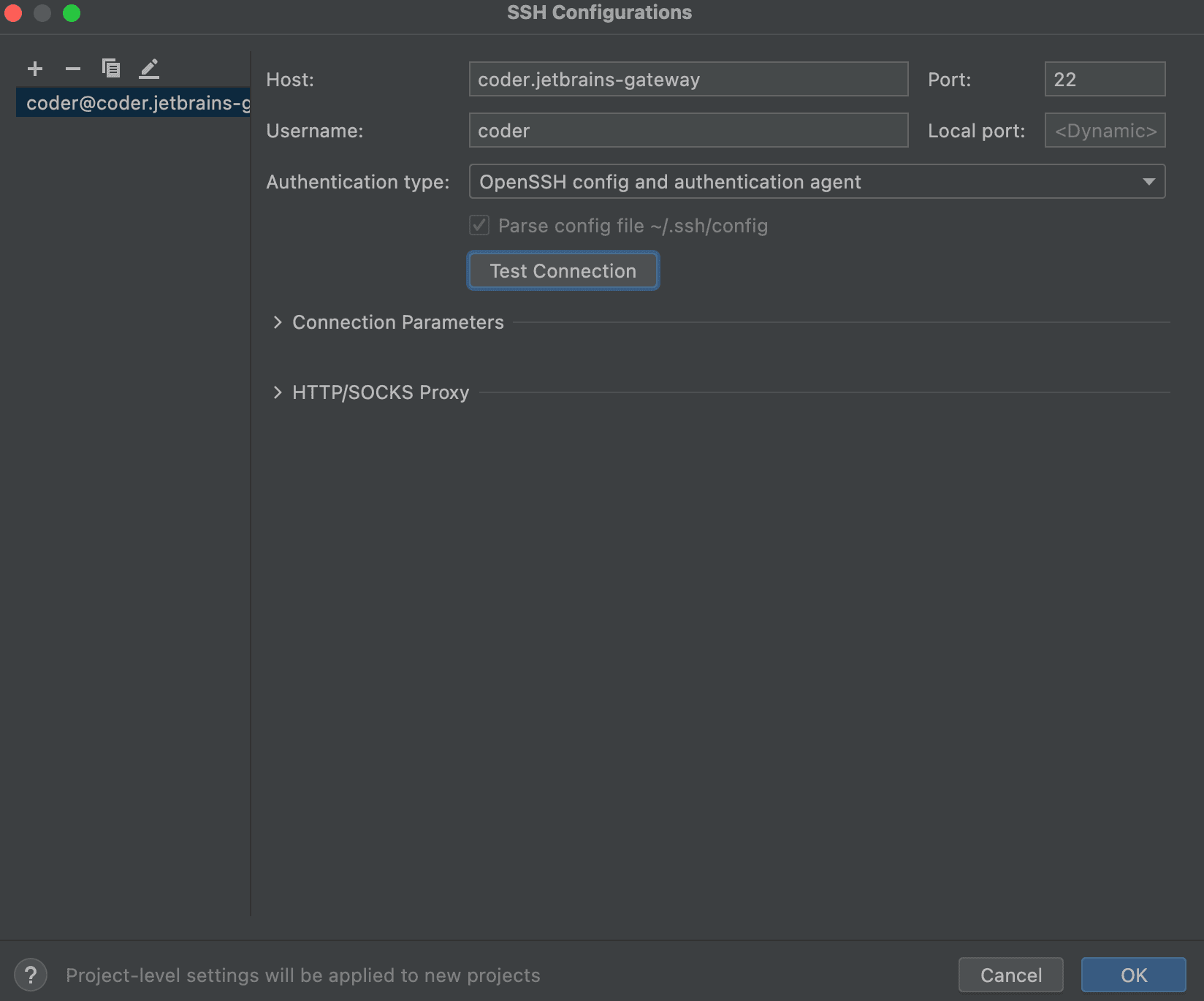 Gateway SSH Configuration