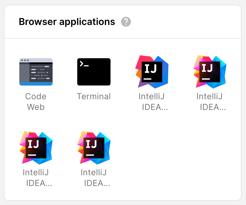 Multiple IntelliJ icons in a workspace