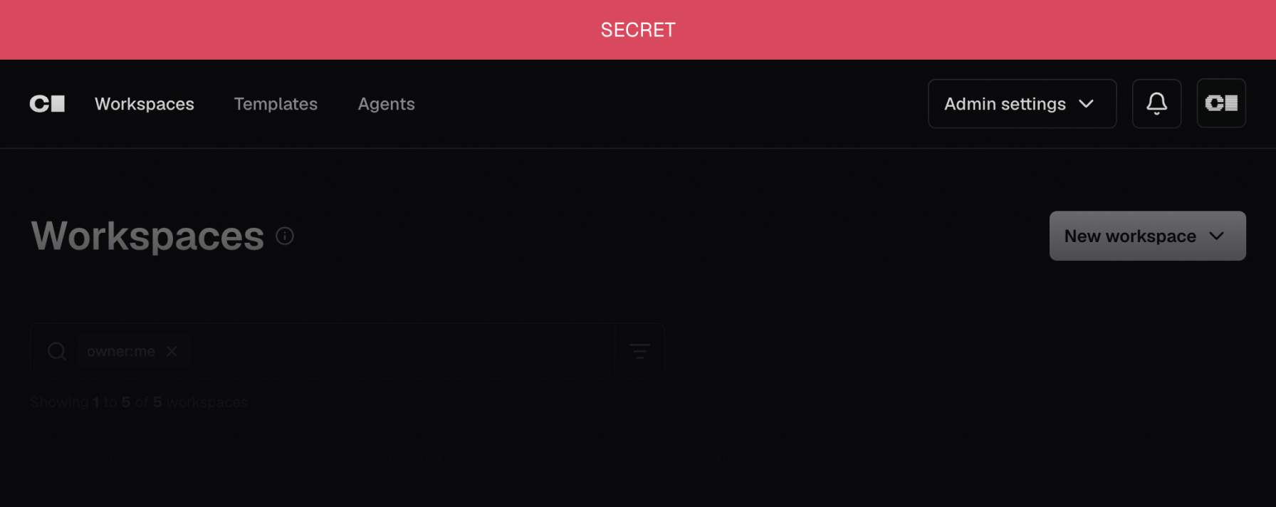 service banner secret